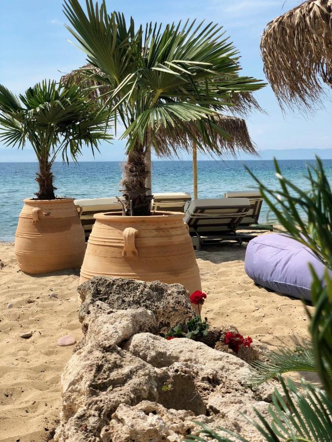 Byblos Mare-The Exclusive Beach Front Villa Skala Sotiros Ngoại thất bức ảnh